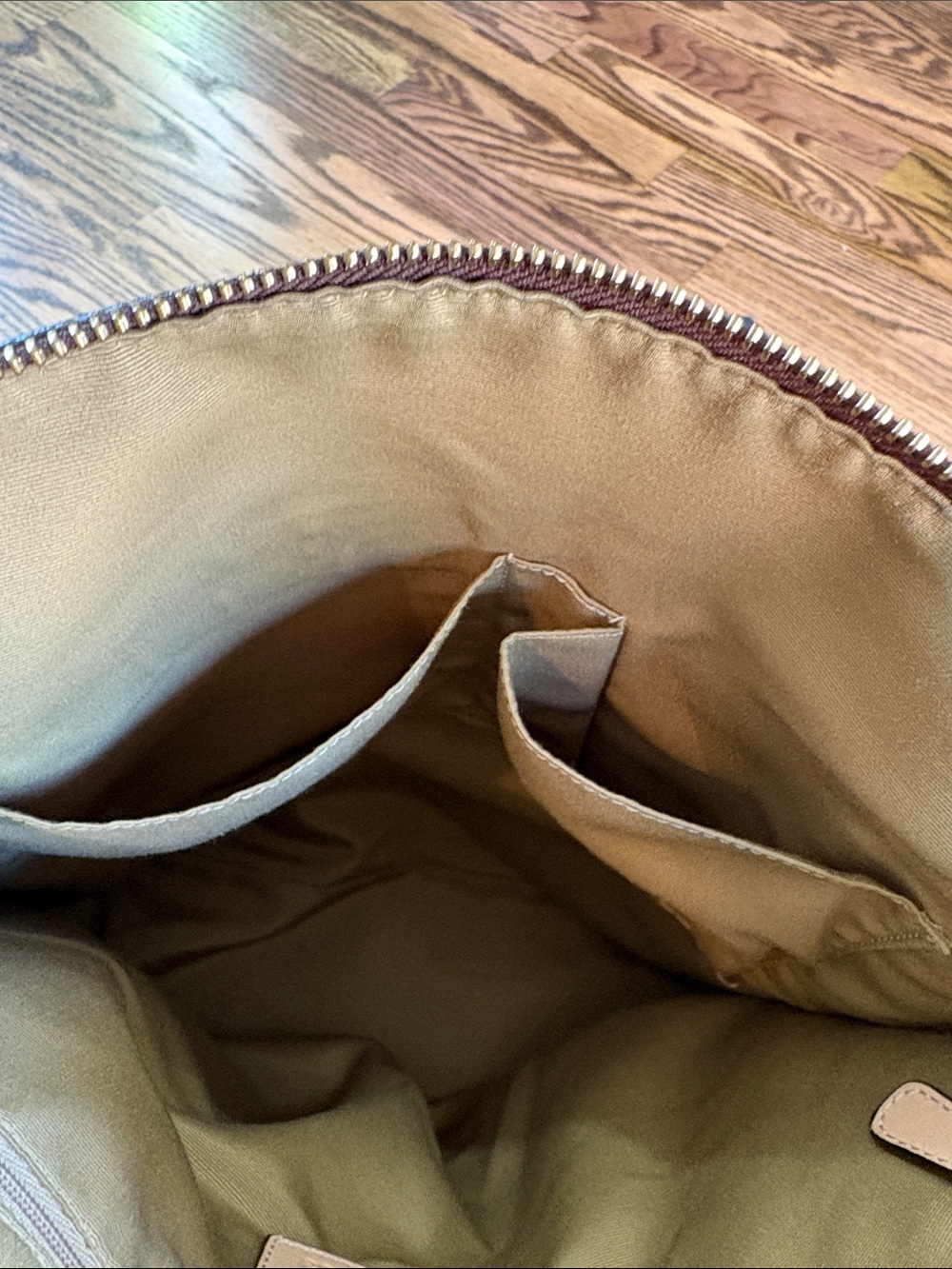 Coach Peyton Signature brown coated leather large purse - Picture 11 of 16